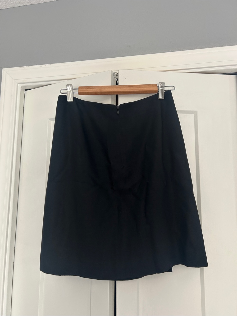 Saks Fifth Avenue Black Mini A-Line Skirt
